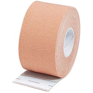 Bandagem Elástica Adesiva Kinesio Supermedy Bege 5m x 5cm
