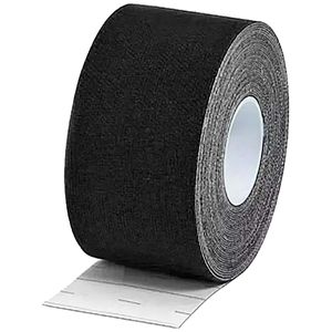 Bandagem Elástica Adesiva Kinesio Supermedy Preta 5m x 5cm
