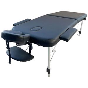 Mesa de Massagem Procirúrgica Dobrável Portátil Preta