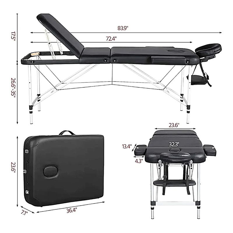 maca-dobravel-metal-procirurgica-preta-visao-detalhes