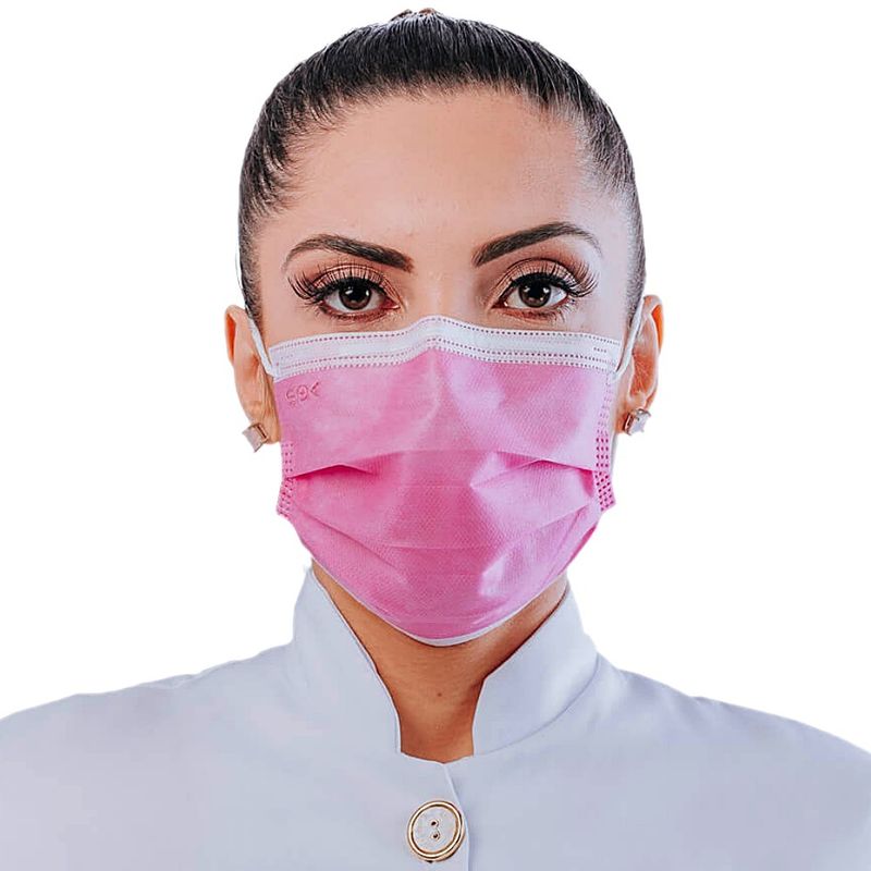 mascara-cirurgica-tripla-camada-spk-pink-50-unidades-visao-humanizada