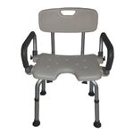 Banqueta-de-Aluminio-para-Banho-com-Bracos-Escamoteaveis-FST5209-ZIMEDICAL---Vista-de-Frente