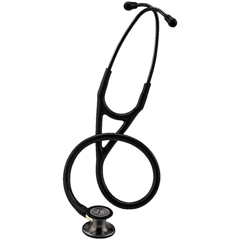 estetoscopio-littmann-cardiology-iv-preto-smoke-conector-champagne-6204-visao-produto