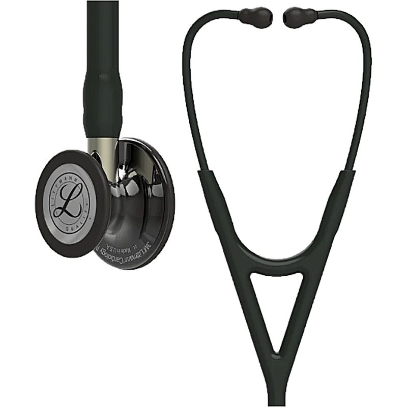 estetoscopio-littmann-cardiology-iv-preto-smoke-conector-champagne-6204-visao-geral