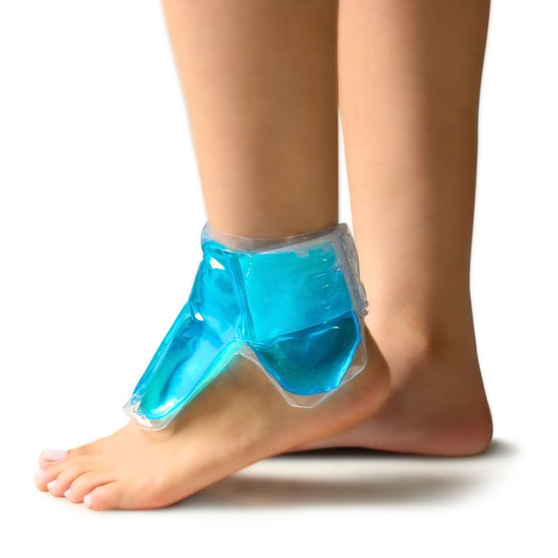 Faixa-Termica-Gel-para-Tornozelo-Termogel-Sport-em-uso
