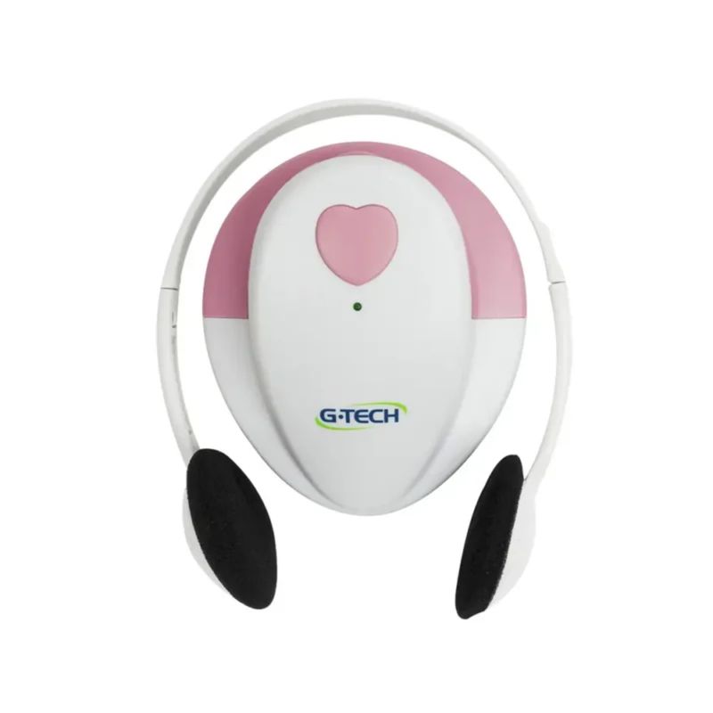 Monitor-Pre-natal-Doppler-G-TECH-Detector-Fetal-Visto-de-Frente-com-Fone