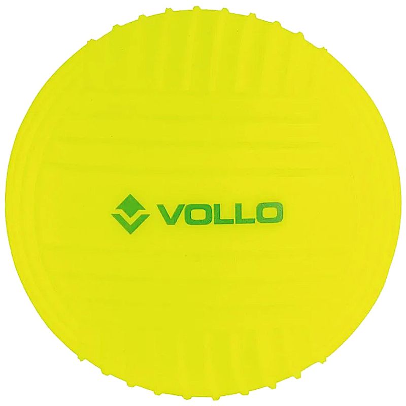 mini-bola-vollo-atividades-aquaticas-15cm-amarela-visao-produto-frente