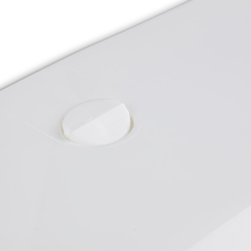 Detalhe-do-botao-de-trava-do-Dispenser-de-Papel-New-Classic-Nobre-branco-sistema-de-seguranca-e-acesso-controlado