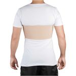 Detalhe do sistema de fechamento ajustável da faixa torácica Mercur