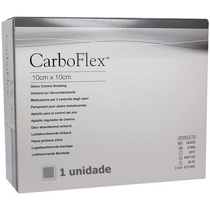 CarboFlex Curativo para Controle de Odor 10X10cm - unidade