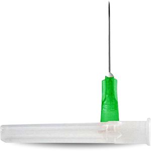 Agulha Hipodérmica Precision Glide BD - 30x0,80mm (21G 1 1/4") - Verde - Unidade