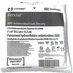 Espuma AMD Antimicrobiana +PHMB 15,2x15x,2cm Covidien - unidade