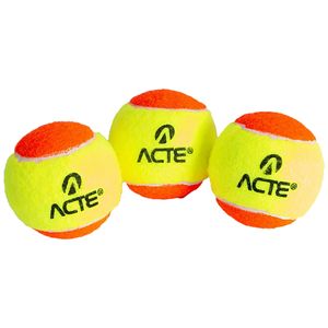 Kit 3 Bolas para Beach Tennis Stage 2 ITF Acte Sports