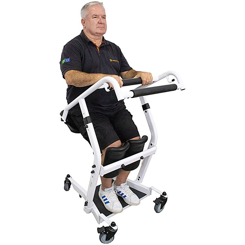 Cadeira de Transferência Stand-Up Longevitech - Versão Humanizada