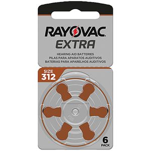 Pilha Auditiva Rayovac EXTRA ADVANCED 312 PR41 - 06 unidades