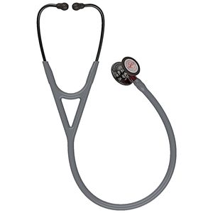 Estetoscópio Littmann Cardiology IV - Cinza Smoke Vermelho 6183