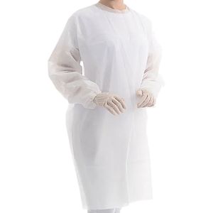 Avental TNT Descartável Branco Gramatura 20 - unidade