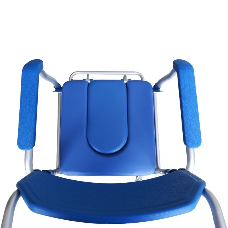 Assento da cadeira visto de cima