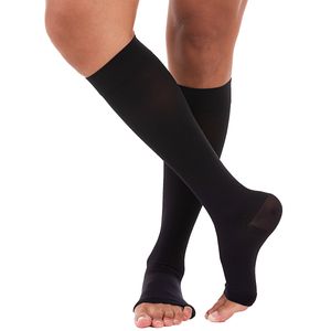 Meia de Compressão 3/4 Ultraline 4000 Venosan - 20-30mmHg - Aberto - Preta - G