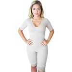 cinta-modeladora-mhm-meia-perna-732A-com-manga-bege