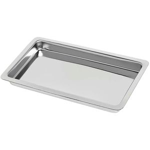 Assadeira Hospitalar de Aço Inox Fortinox - 32cm x 24cm x 4cm