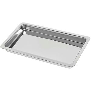 Assadeira Hospitalar de Aço Inox Fortinox - 42cm x 30cm x 4cm