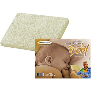 Travesseiro Viscoelástico Baby Marcbrayn 30X40X4cm - unidade