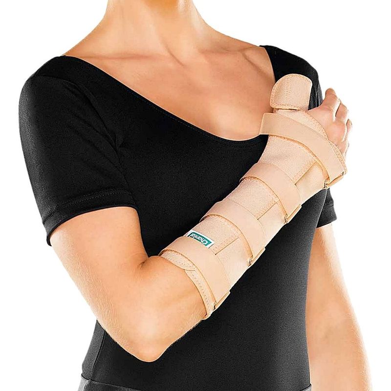 Tala longa para punho e polegar Chantal esquerda Bege