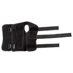 Órtese curta para punho com tala Mercur preta ¿ visão geral do produto