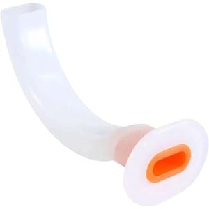 Cânula de Guedel Haoxi Nr 5 110mm Laranja