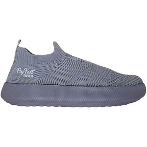 Tênis Ortopédico Flyfeet Nuvem Knit Ortho Pauher - Cinza - 38/39