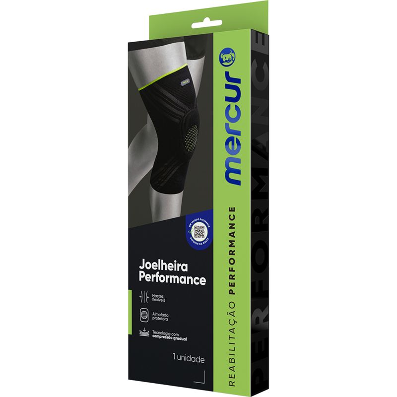 Embalagem da Joelheira Performance Mercur