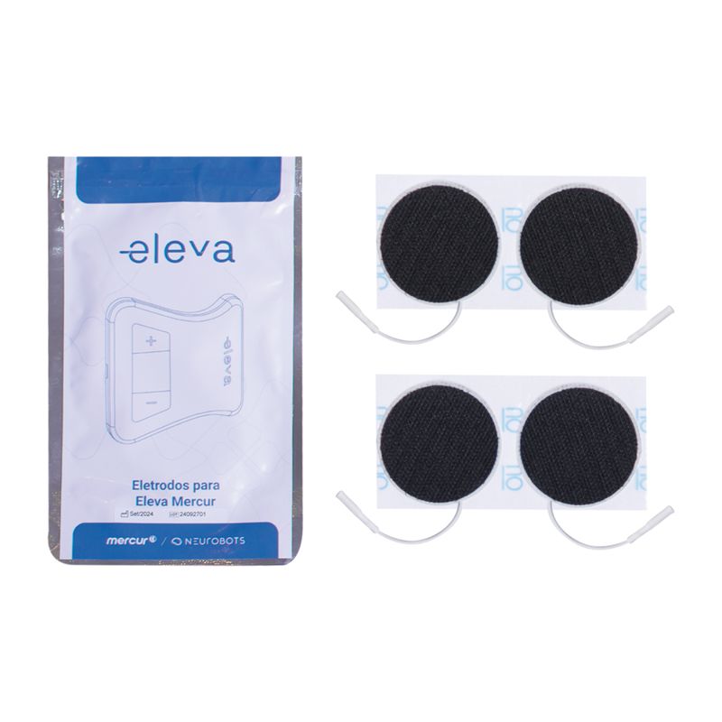 Eletrodos utilizados no Neuroestimulador Eleva Neurobots Mercur