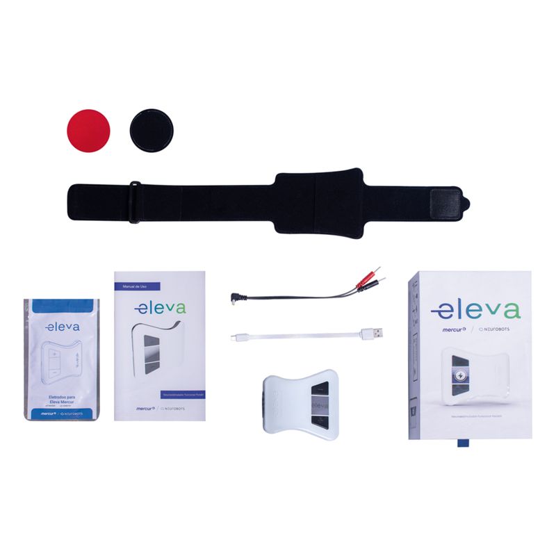 Kit com acessórios do Neuroestimulador Eleva Neurobots Mercur
