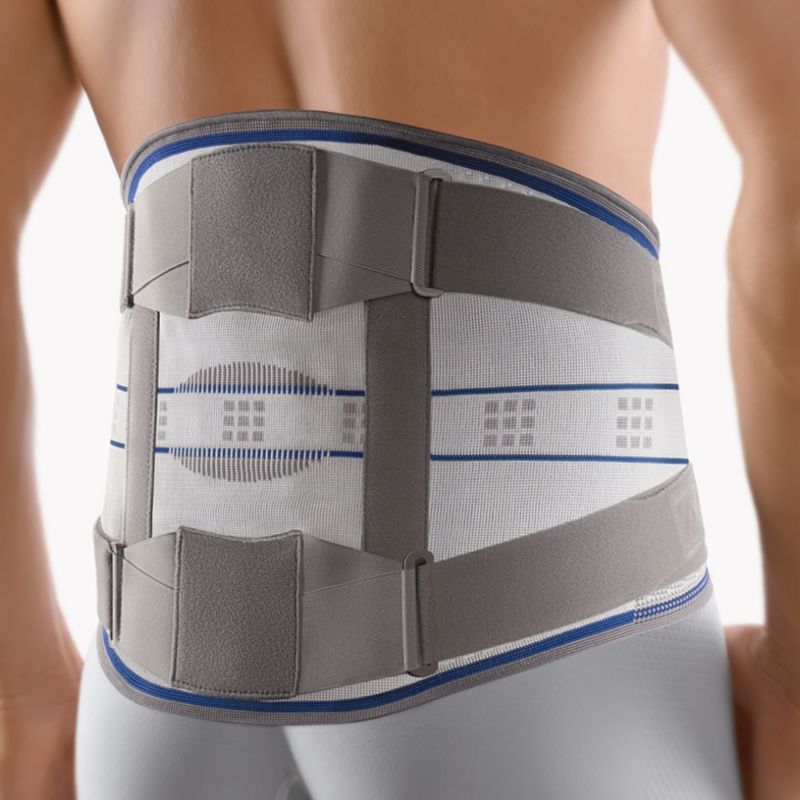 Imagem do Colete Lombar StabiloPlus Brave Bort em vista traseira no corpo