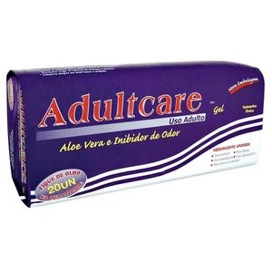 Absorvente com Gel Adultcare - Unissex - Com 20 unidades