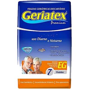 Fralda Geriátrica Geriatex Premium Noturna Tam EG - 07 fraldas