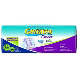 Fralda Geriátrica Geriatex Clássica Tam EG - 14 fraldas