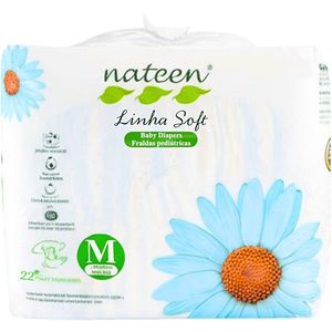 Fralda Slip Pediátrica Nateen Soft - 22 unidades - M