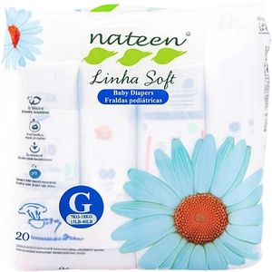 Fralda Slip Pediátrica Nateen Soft - 20 unidades - G