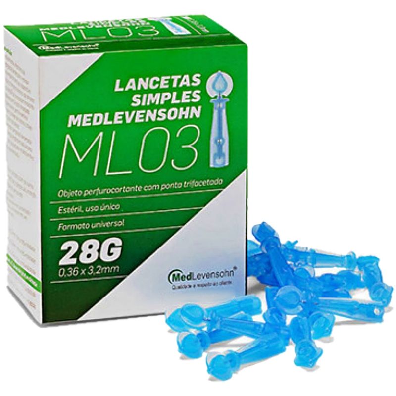 lanceta-simples-medlevensohn-28g-100-unidades
