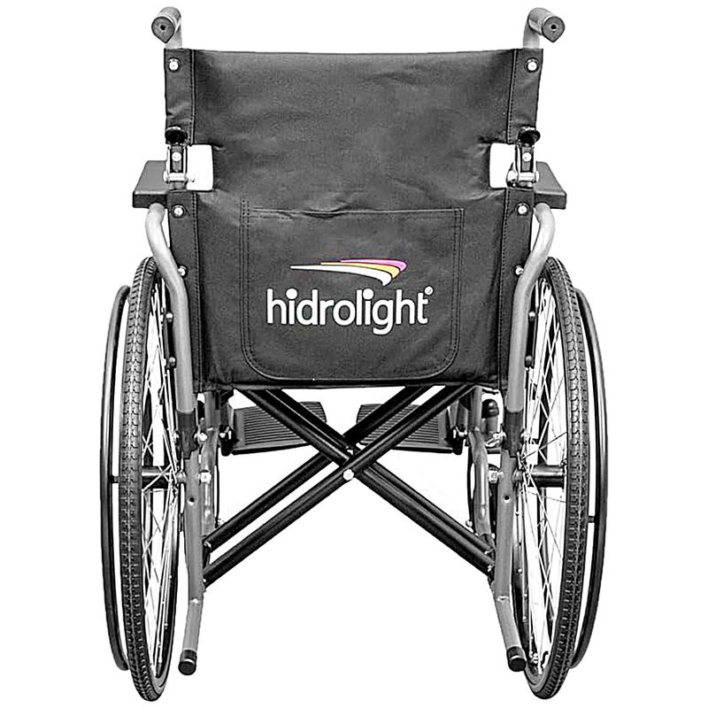 Cadeira Rodas Basic Hidrolight Visão Posterior Swing Away Tip Assist