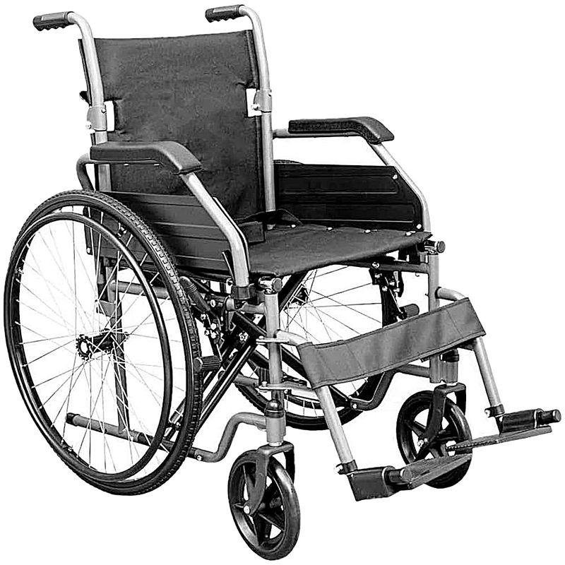 Cadeira Rodas Basic Hidrolight 46cm Dobrável Duplo X 125kg