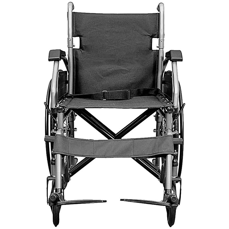 Cadeira Rodas Basic Hidrolight Visão Frontal Quick Release 24 Polegadas