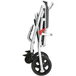 Cadeira Banho Dobrável em Alumínio Zimedical FST-7808Z1 Dobrada