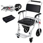 Detalhes da Cadeira Banho Dobrável em Alumínio Zimedical FST-7808Z1