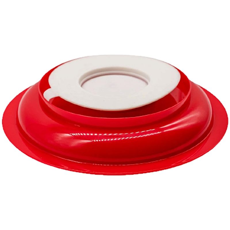 Parte de baixo do Prato com Borda e Ventosa Longevitech