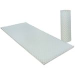 Colchão Tipo Caixa De Ovo D33 Luckspuma Casal Cinza