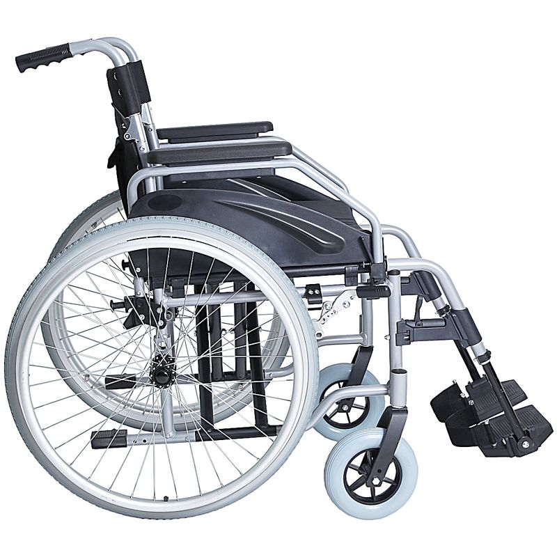 Cadeira Rodas Premium Hidrolight Visão Lateral Encosto Dobrável Quick Release