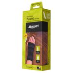 Embalagem da órtese curta com tala Mercur preta ¿ punho direito